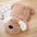 Plush Dog-Shaped Doll Faux Fleece Decorative Lounger Rug