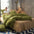Reversible Two-Tone Thickened Warm Sherpa Fleece Bed Sheet Set