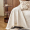 Soft T-Pattern Cotton Gauze Sofa Drape Throw Couch Cover