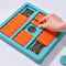 Square Interactive Slow Feeder Dog Puzzle Toy