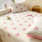 Static-Free Creamy Stretchable Fitted Sheet Mattress Cover