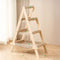 Servido trípode de madera Sisal 2-en-1 Cat Hammock Cat Árbol