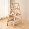 Servido trípode de madera Sisal 2-en-1 Cat Hammock Cat Árbol