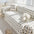 Stylish Checkered Fringed Tassel Chenille Sofa Protector Throw Couch Cover
