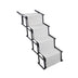 Travel Portable Foldable 4-Steps Non-Slip Dog Car Stair