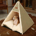 Triangle Large Space Warm Skin-Friendly Camping Dog & Cat Tent Bed
