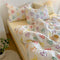 Watercolor Heart Gradient Cotton Duvet Cover Bed Sheet Set