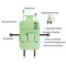 Woven Eco-Friendly Car Back Seat Foldable Storage Hanging Bag with Tray Table