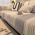 Chenille Arch Pattern Scratch-Resistant Couch Cover
