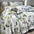 Nordic Floral Print Natural Ice Silk Washed Summer Bed Sheet Set