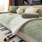 All Season Nordic Style Carved Plush Decorative Non-Slip Couch Cover