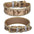 Printed Reflective Soft Faux Microfiber Dog Collar