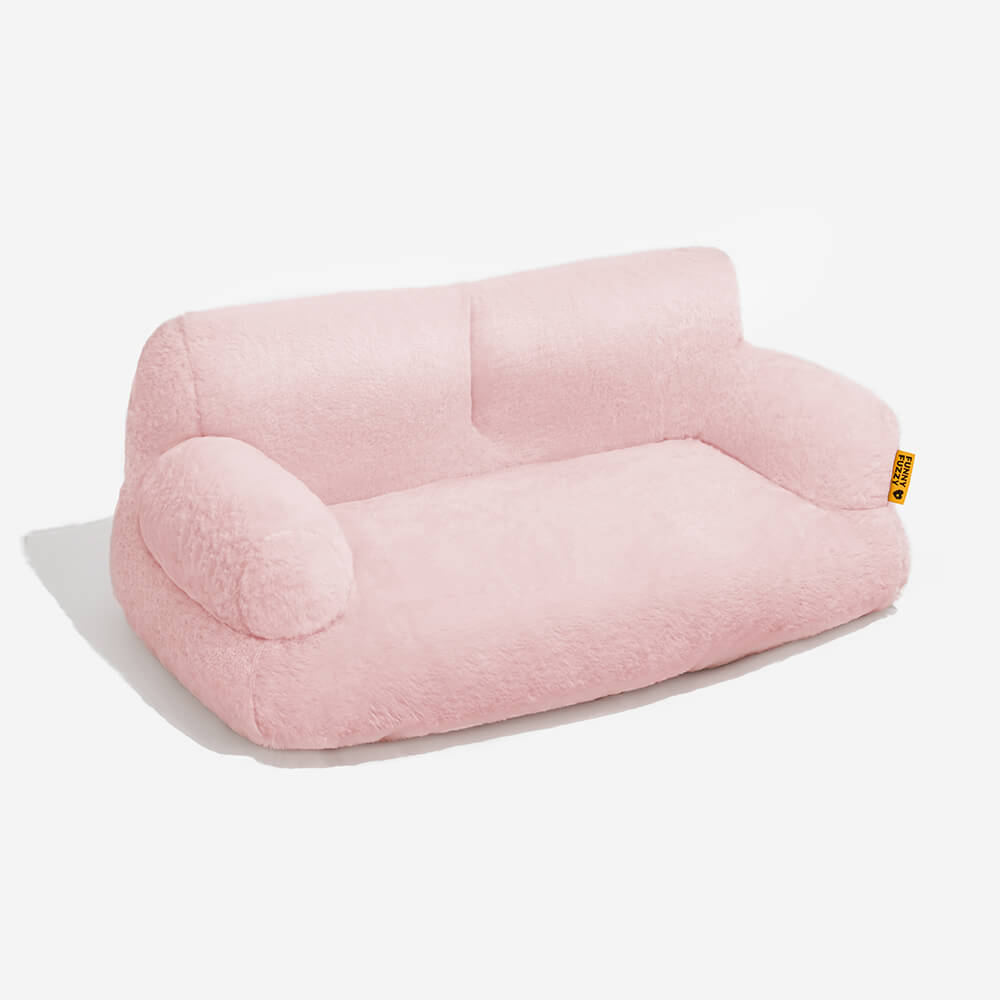 Cama de sofá de gato de diamantes de ocio vintage