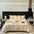 Luxurious Yarn-Count Jacquard Duvet Cover Bed Sheet Set
