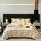 Luxurious Yarn-Count Jacquard Duvet Cover Bed Sheet Set