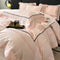Luxurious Yarn-Count Jacquard Duvet Cover Bed Sheet Set