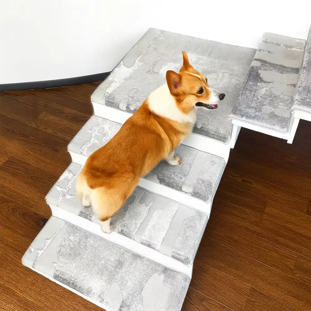 Marble Tufted Thick and Soft Bullnose Non Slip Stair Treads