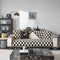 Modern Diamond Plush Sofa Decoration Non-Slip Couch Cover