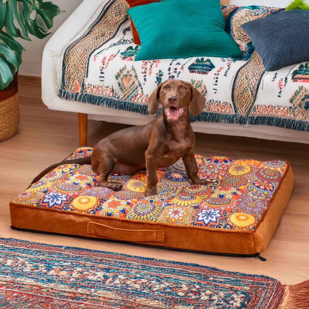 Moroccano Soporte completo Camas de perros de almohada ortopédica engrosados