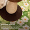 Handcrafted Mushroom-Shaped Natural Sisal Scratching Post for Large Cats