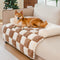 Plaid Cozy Sofa Protector Dog Mat - SnugPad