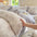 Rose Series Carved Milk Velvet Comfort Soft Bed Sheet Set