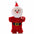 Christmas Santa Claus Doll Durable Squeaker Interactive Plush Dog Toy