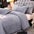 Waffle Milk Fleece Warm Quilted Bedspread Set