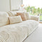 Modern Geometric Soft Plush Non-slip Sofa Protector Couch Cover