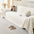 All-Season Solid Waffle Weave Durable One-Piece Couch Cover