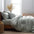 Comfortable Luxury Sateen 100% Bamboo Duvet Cover Bed Sheet Set