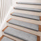 Solid Color Plush Stair Protectors Non-Slip Tape Free Carpet Stair Treads