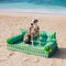 Stripe Waterproof Foldable Large Dog Sofa Bed - Sunny Siesta