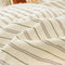 Striped Two-Tone Polyester Comfort Duvet Cover Bed Sheet Set