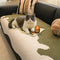 Stylish Irregular Contrast Chenille Scratch-Resistant Non-Slip Couch Cover