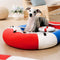 Summer Cooling Waterproof Boat-Shaped Pet Bed with Pillow – Chill Raft