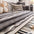 Trendy Beautiful Gradient Colour Stripe Plush Couch Cover