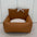 Cama de perros de cachorros antideslizadores de cuero floral de forma floral vintage