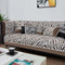 Wild Zebra Print Chenille Furniture Protector Couch Cover