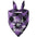 Halloween Pet Plaid Letter Bib | Cotton Gift Bib for Pets