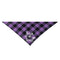 Halloween Pet Plaid Letter Bib | Cotton Gift Bib for Pets