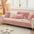 Cozy Plush Solid Colour Non-slip Couch Cover