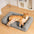 Deluxe Fluffy Full Support Anxiety Relieving Large Dog Bed