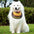 Pet Neckerchief Waterproof Cool Dog Accessories Drool Bib-Sausage