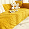 Solid Colour Fleece Furniture Protector Couch Cover