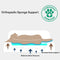 Luxe Faux Leather Foldable Orthopedic Large Dog Bed - CoreLounge