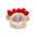 Christmas Reindeer Outfit Bib Hat Sock Shoes Accessories Set