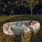Luxury Super Large Sleep Deeper Oval Bed Human Dog Bed