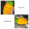 Carrot Silicone Suction Cup Pet Bowl